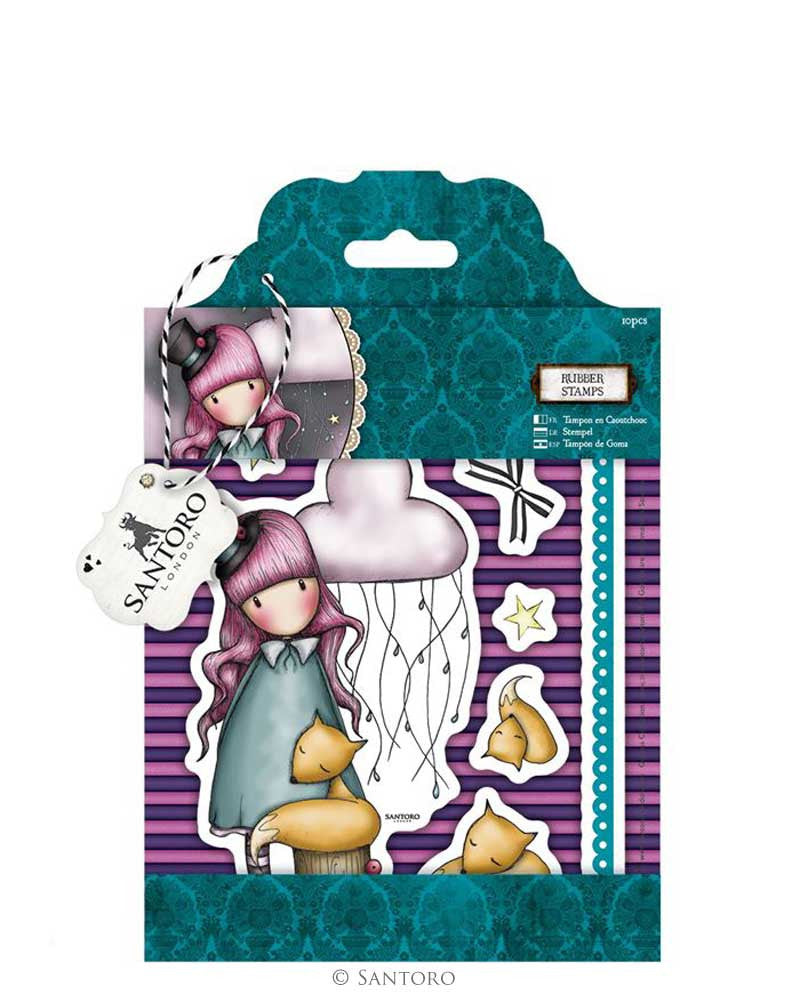 Sellos de Goma Cling Gorjuss / Gorjuss Stamp Dreamer Descontinuado Santoro