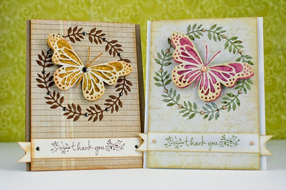Lunette Butterfly Die / Suaje de Corte Mariposa Luneta Descontinuado Memory Box