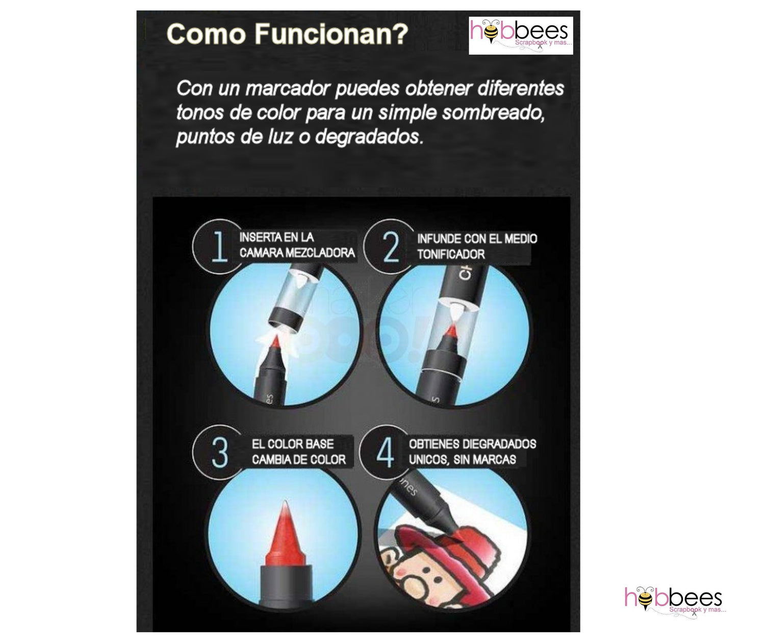 Chameleon Color Tones Markers 5 Pc Warm Tones / Marcadores Camaleon Cálidos Colores y Plumones Chameleon