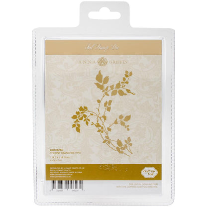 Anna Griffin Hot Foil Thorny Branches / Suaje De Ramas Espinosas Descontinuado Couture Creations