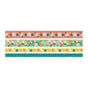 Washi Tape Bright Floral / 4 Cintas Adhesivas Florales