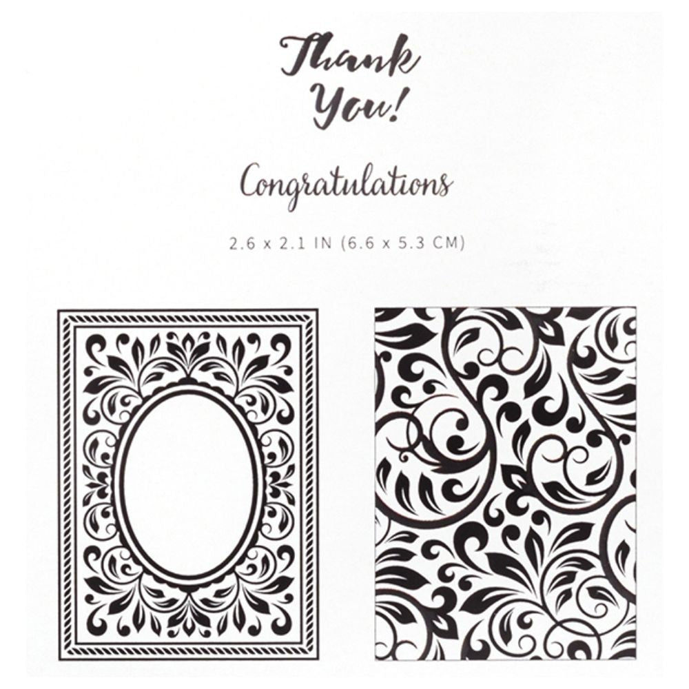 Congratulations Embossing Folder / Folder de Grabado y Sellos Felicitaciones Descontinuado American Crafts