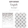 Happy Birthday Embossing Folder / Folder de Grabado y Sellos Cumpleaños