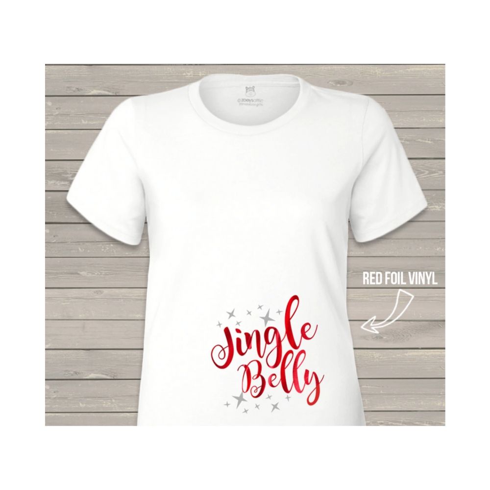 Adhesive Foil Metallic Crimson / Foil Adhesivo Rojo Metálico Viniles American Crafts