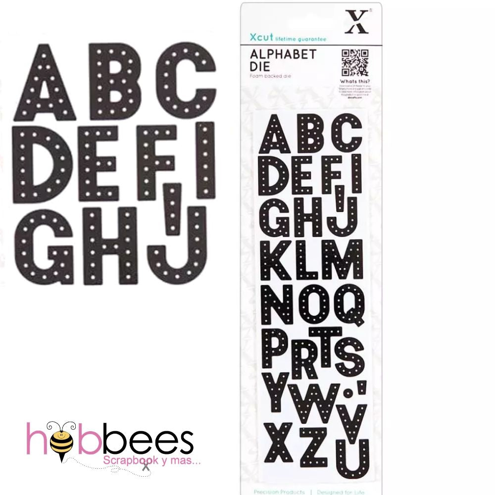 Headliner Alphabet Die / Suaje de Corte de Alfabeto Descontinuado XCut