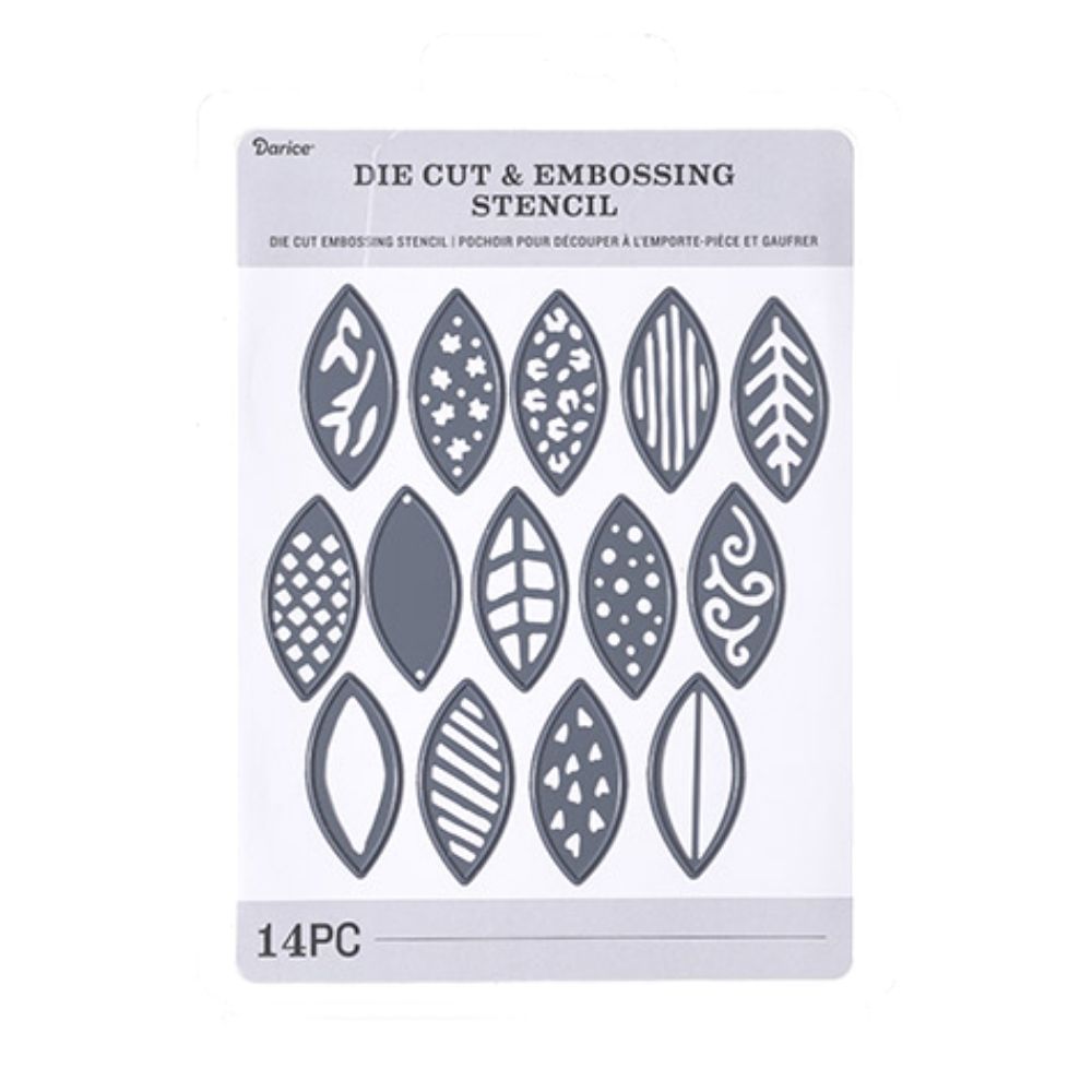 Designed Leaves Dies / Suajes de Hojas de Árbol Dados de Corte / Suajes / Troqueles Darice
