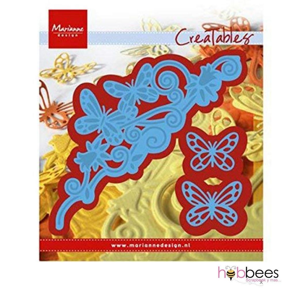 Butterfly Border Dies / Suajes de Borde y Mariposas Descontinuado Marianne design