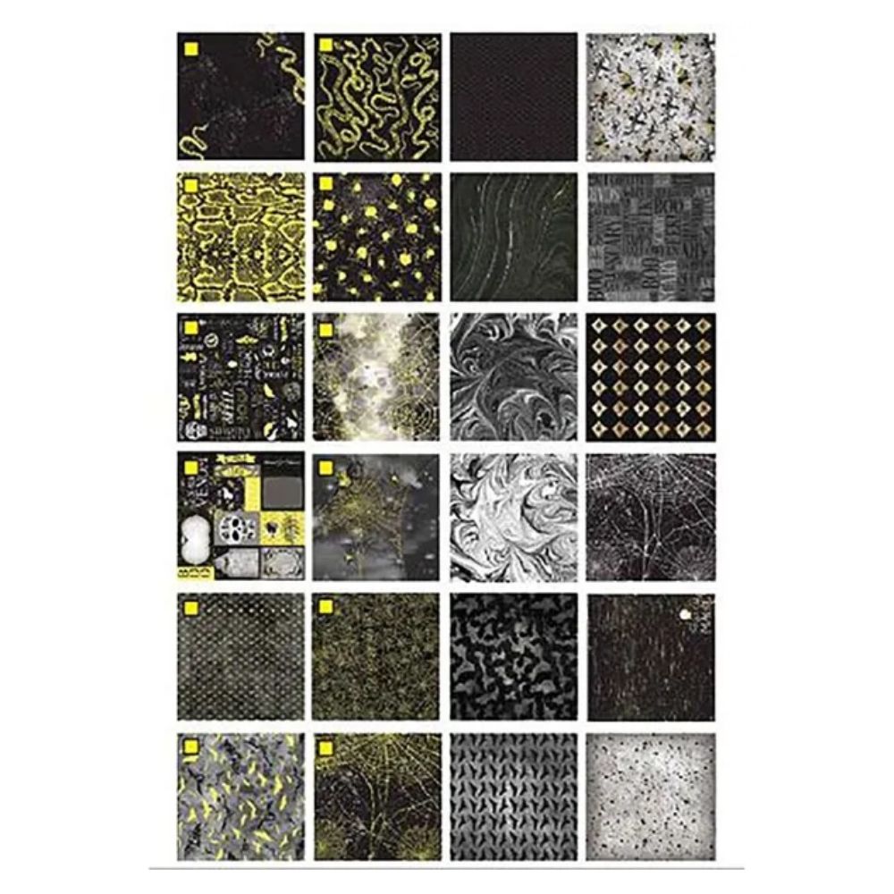 Elegant Design 12" x 12" Papers / Block de Papel Diseños Elegantes Halloween Descontinuado Martha Stewart