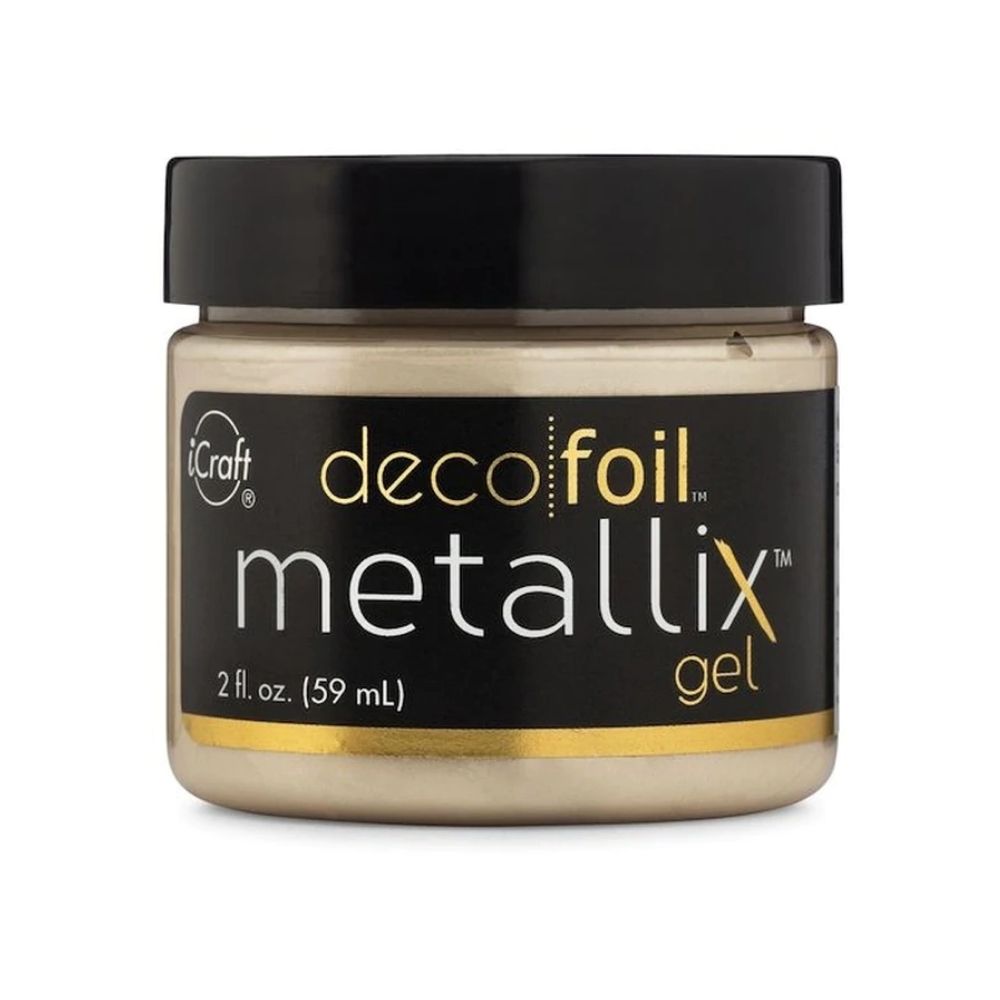 Deco Foil Metallix Gel Champagne Mist / Gel Metálico Champagne Descontinuado iCraft