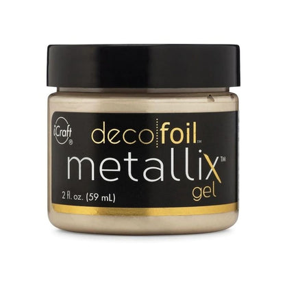 Deco Foil Metallix Gel Champagne Mist / Gel Metálico Champagne Descontinuado iCraft