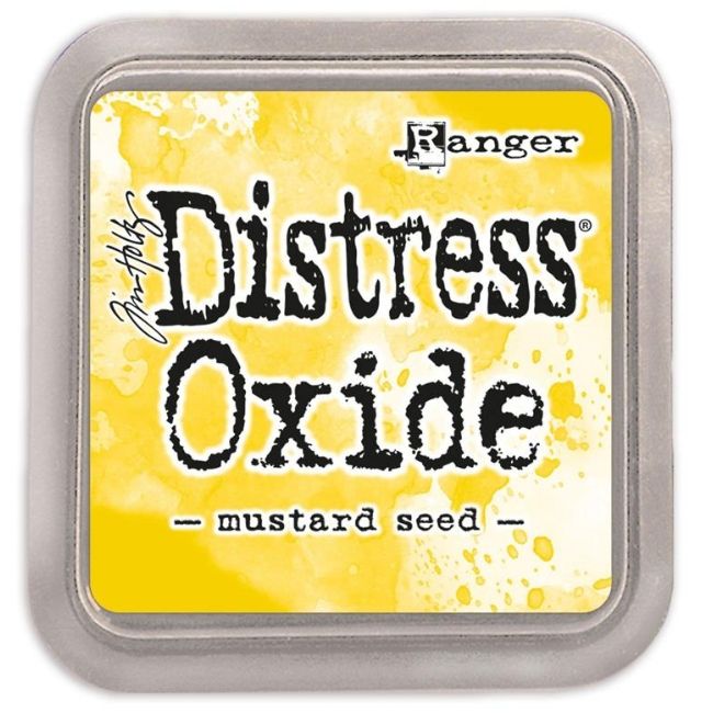 Tim Holtz Distress Oxide Mustard Seed  / Cojin de Tinta Efecto Oxidado Mostaza