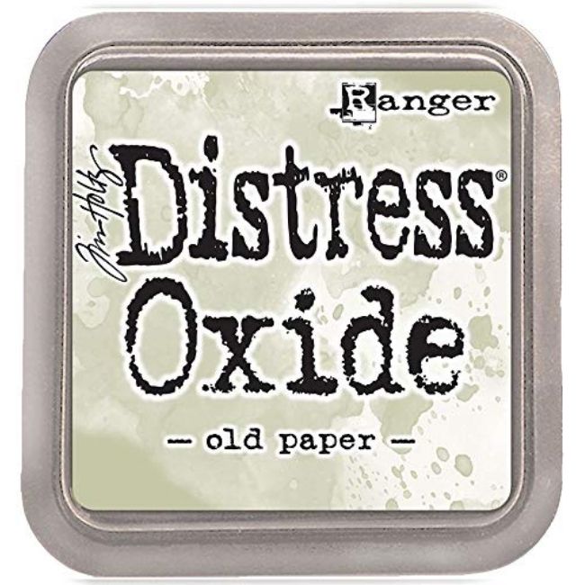 Tim Holtz Distress Oxide Old Paper  / Cojin de Tinta Efecto Oxidado Papel Viejo