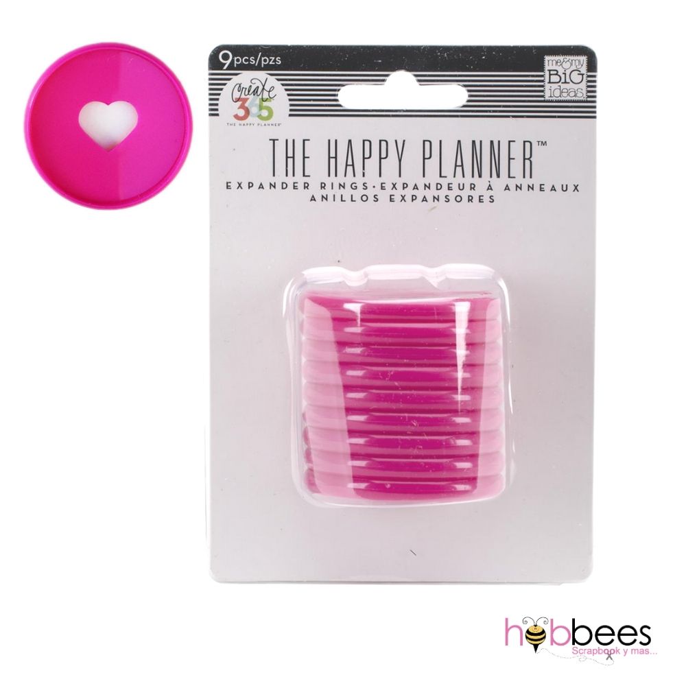 Happy Planner Discs Pink / Anillos para Agendas Planificadoras Rosa