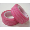 Washi Tape Pink Swirls / Cinta Adhesiva Rosa con Bucles
