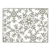 Snowflake Design Background / Suaje Fondo de Copos de Nieve