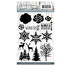 Clear Stamps Winter Wonderland, Winter Flowers / Sellos de Polímero de Navidad