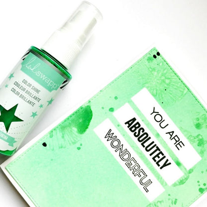 Color Shine Pack 4 / Kit de 4 Tintas en Spray con Brillitos Descontinuado Heidi Swapp