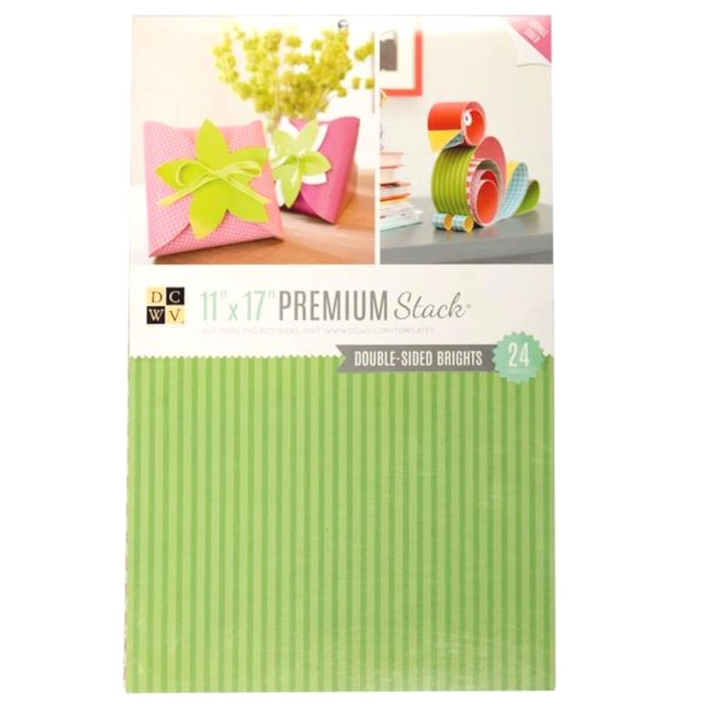 Block Premium Stack Paper Double-Sided Brights / Block de Cartulina con Diseños Brillantes