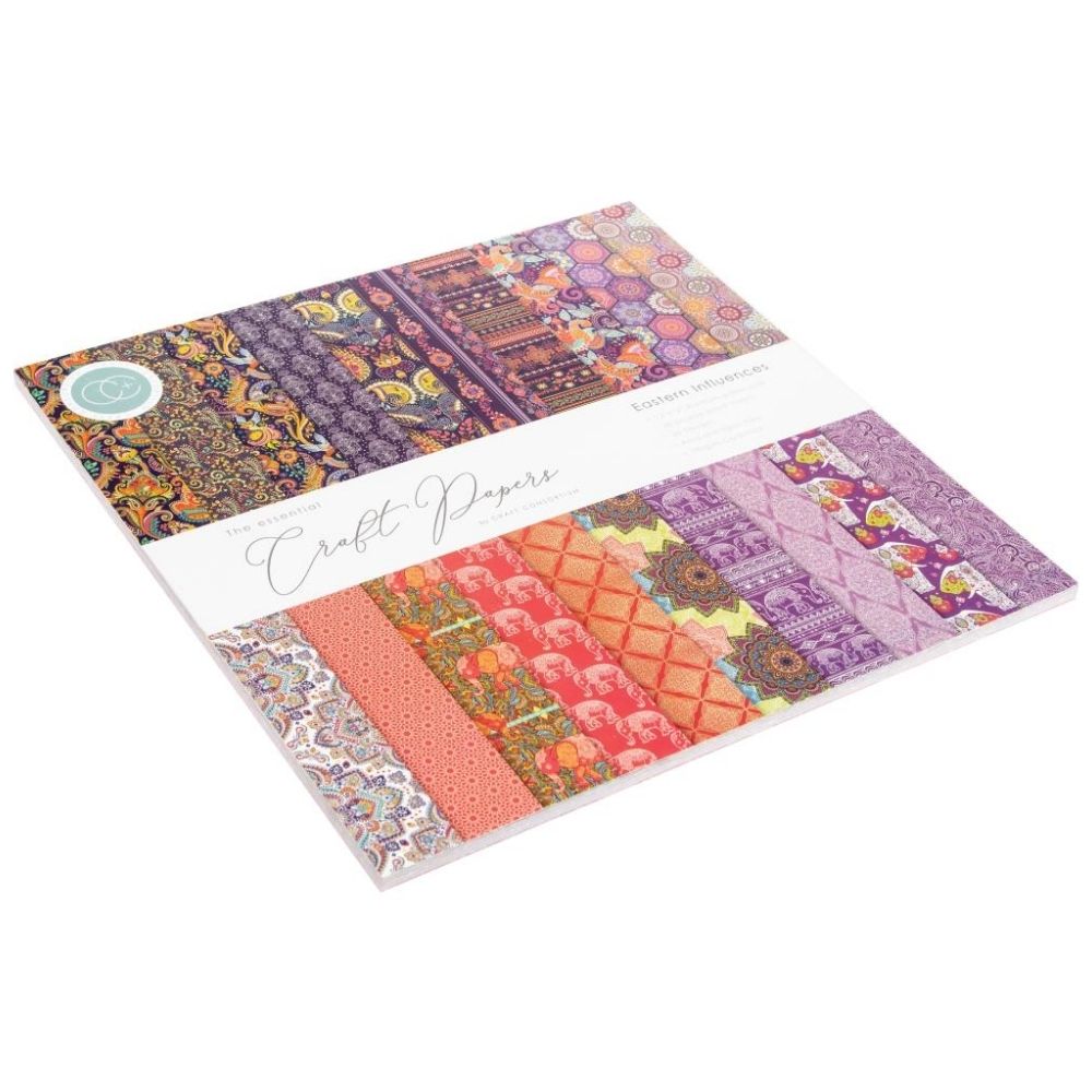 Eastern Influences Paper Pack / Block Papel Doble Cara Influencias Orientales Descontinuado Crafter&