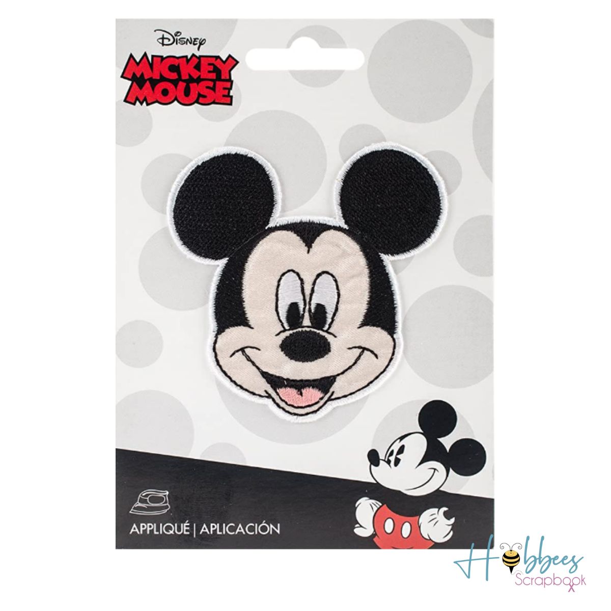 Disney © Mickey Mouse Goofy - Parches termoadhesivos, tamaño: 6,5 x 7,1 cm, Catch the Patch - tu tienda de parches y parches de hierro