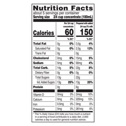 Skinny Chai Tea Latte Concentrate  / Concentrado de Té Chai Líquido Bajo en Calorías Descontinuado Tazo