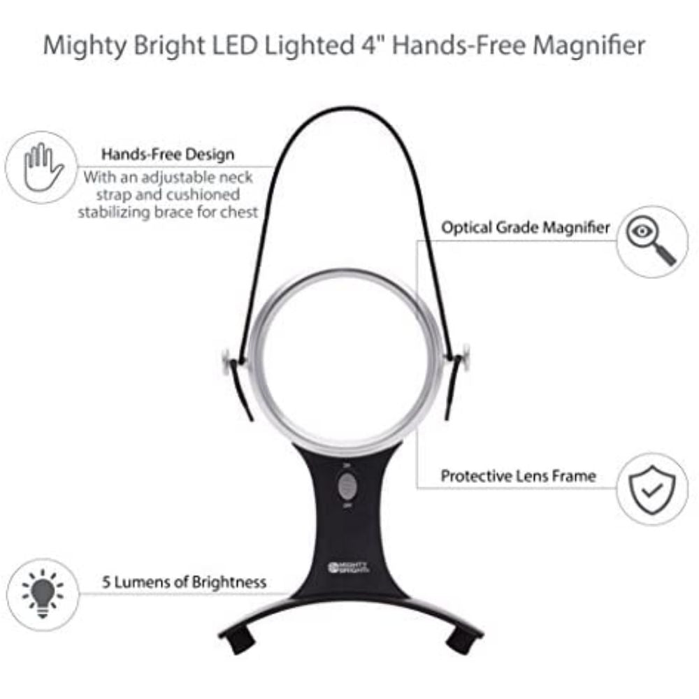 Magnification Led Light / Luz Led con Aumento Descontinuado Mighty Bright