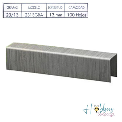 Grapas Para Engrapadora Uso Rudo 13 mm  Barrilito