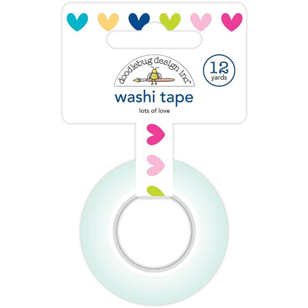 Lots Of Love Washi Tape / Cinta Adhesiva Amor