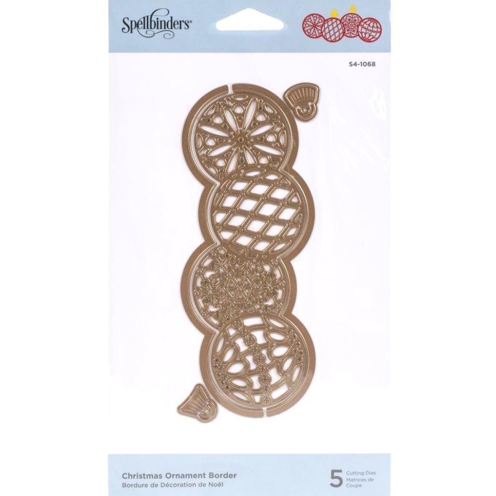 Christmas Ornament Border / Suajes de Esferas Navideñas Descontinuado Spellbinders