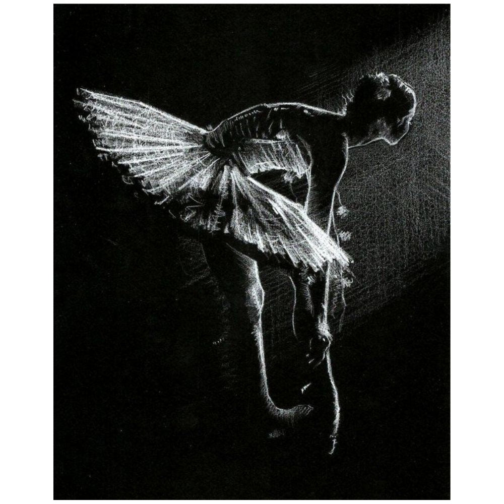 Black Paper Sketch Pad A4 / Block de Boceto Papel Negro Descontinuado American Crafts