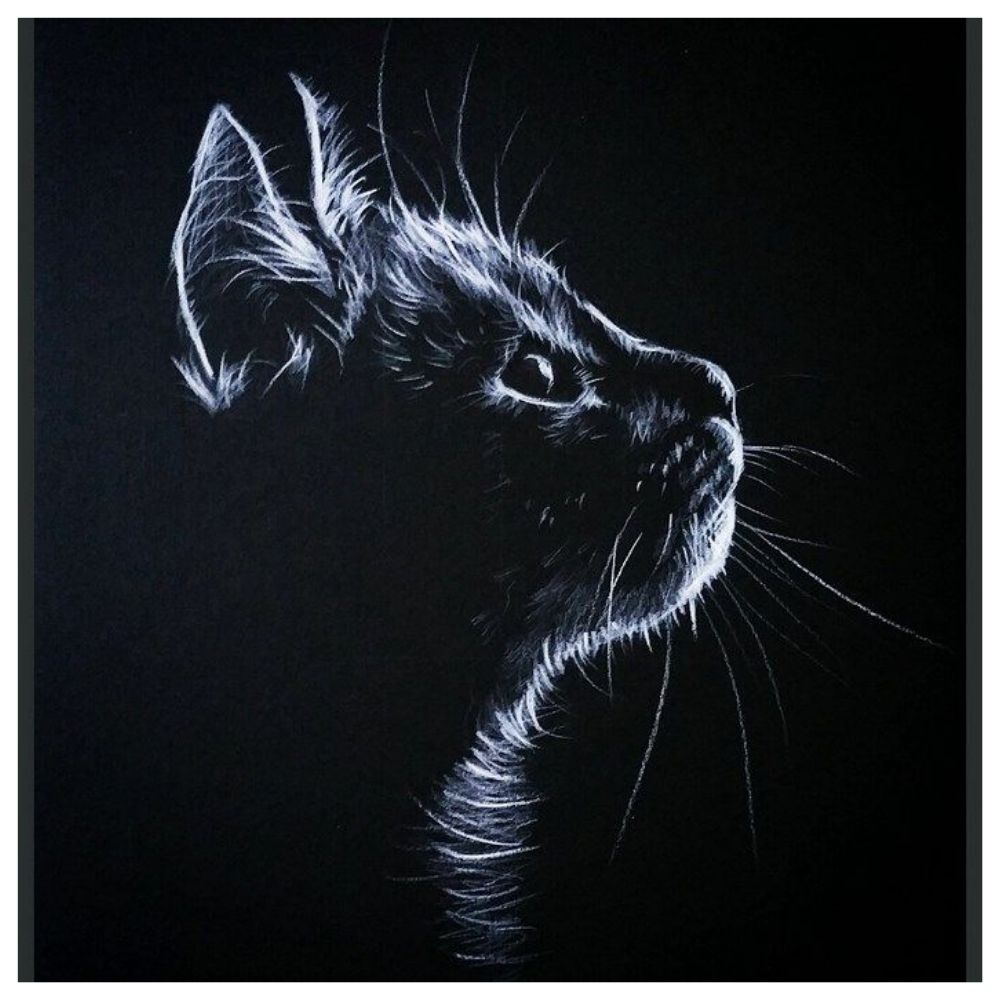 Black Paper Sketch Pad A4 / Block de Boceto Papel Negro Descontinuado American Crafts