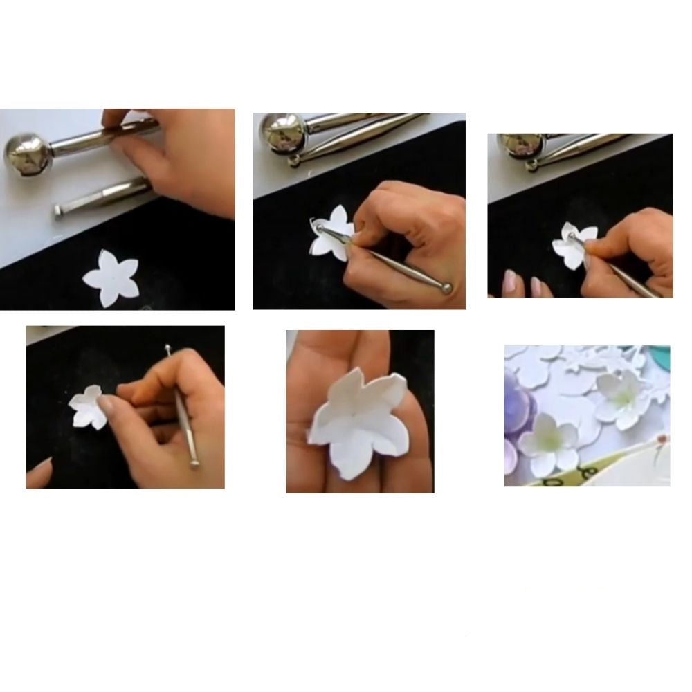 5 Petal Pointed Flower Die / Suaje de Flor de 5 Petalos con Punta Dados de Corte / Suajes / Troqueles Dress My Craft
