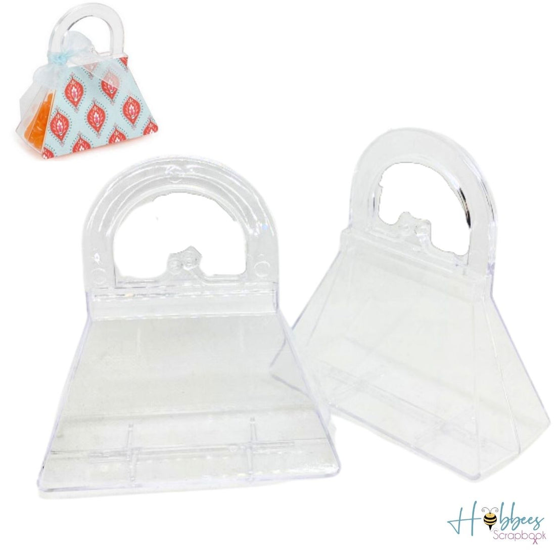Mini Purse Clear Box / 5 Mini Bolsitas de Acrílico Descontinuado Darice
