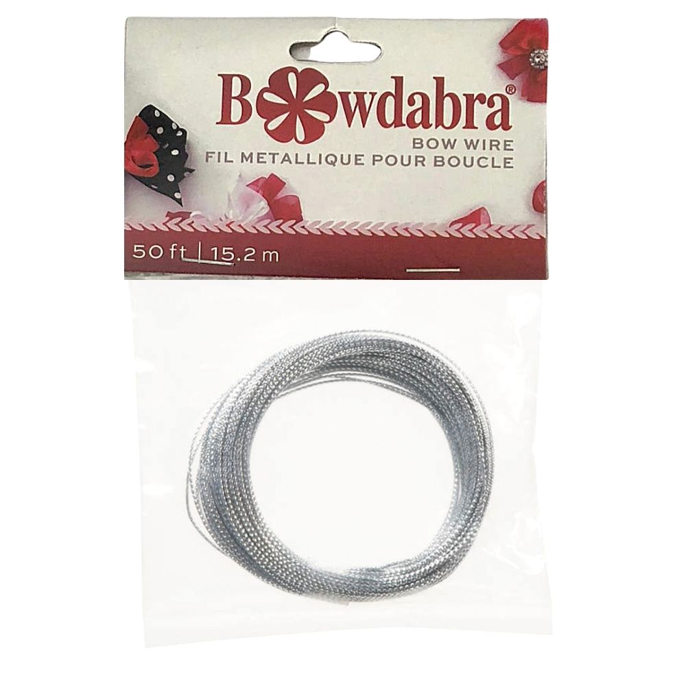 Bowdabra Bow Wire Silver/ Alambre Plateado para Moños