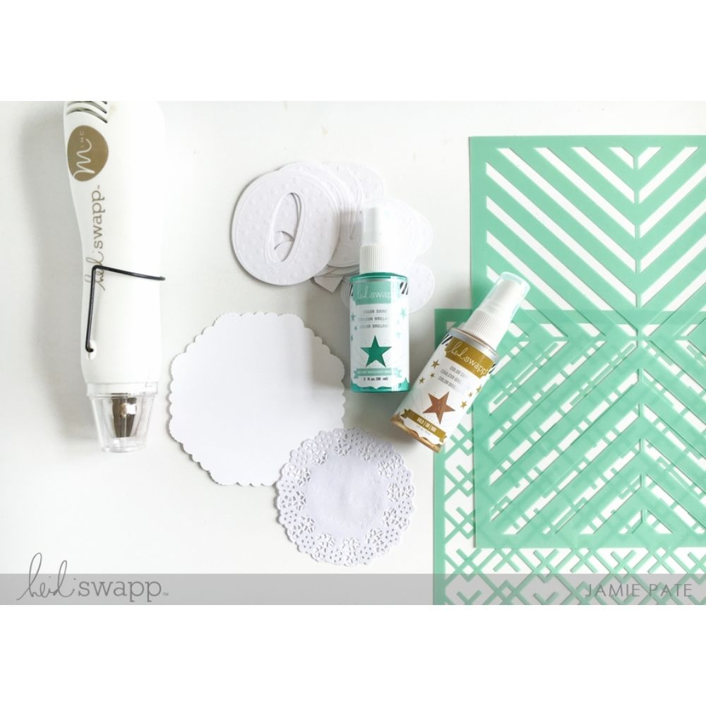 Color Shine Pack 4 / Kit de 4 Tintas en Spray con Brillitos Descontinuado Heidi Swapp