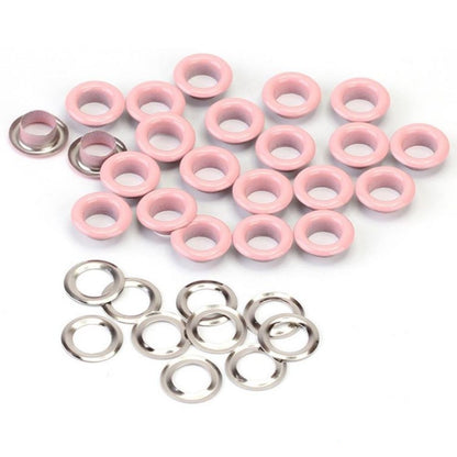 Ojillos Color Rosa y Arandelas Adornos / Embellishments Hobbees