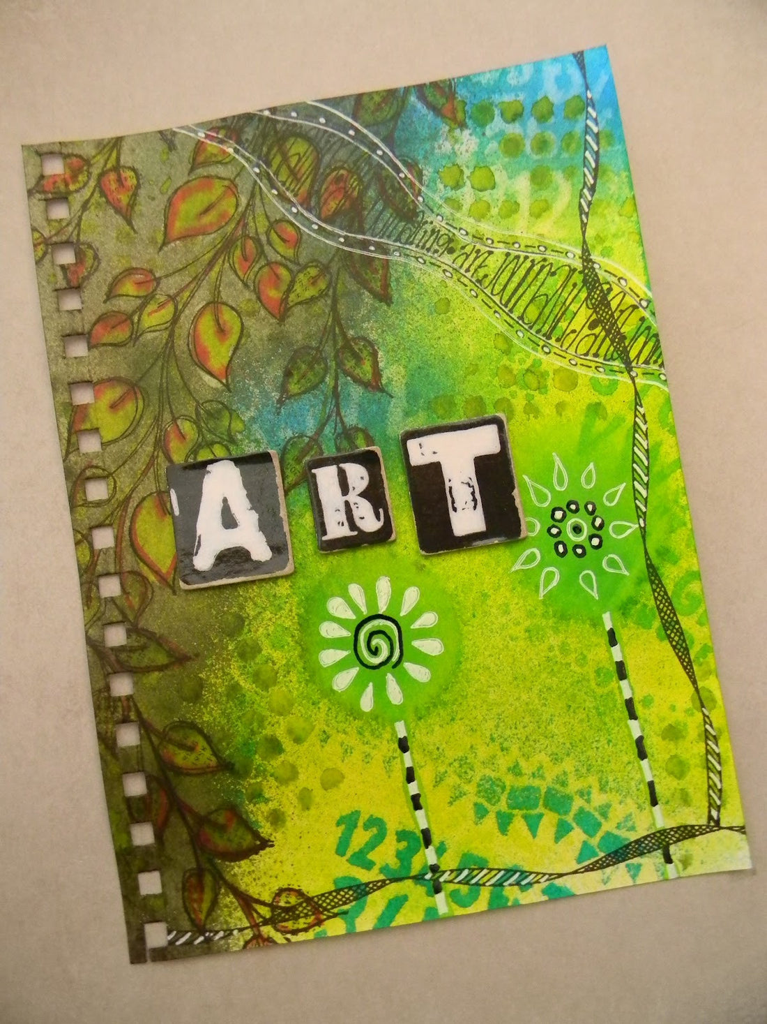 Dylusions Fresh Lime Acrylic Paint / Pintura Acrílica Descontinuado Ranger