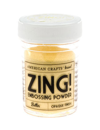 Zing Butter Embossing Powder / Polvos de Realce Mantequilla Descontinuado American Crafts