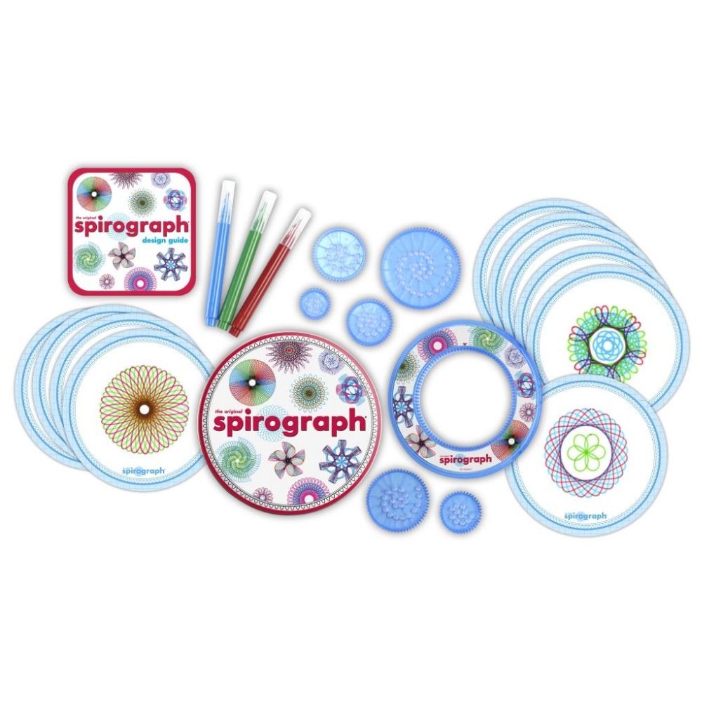 Mini Spirograph Gift Tin / Set de Espirógrafo