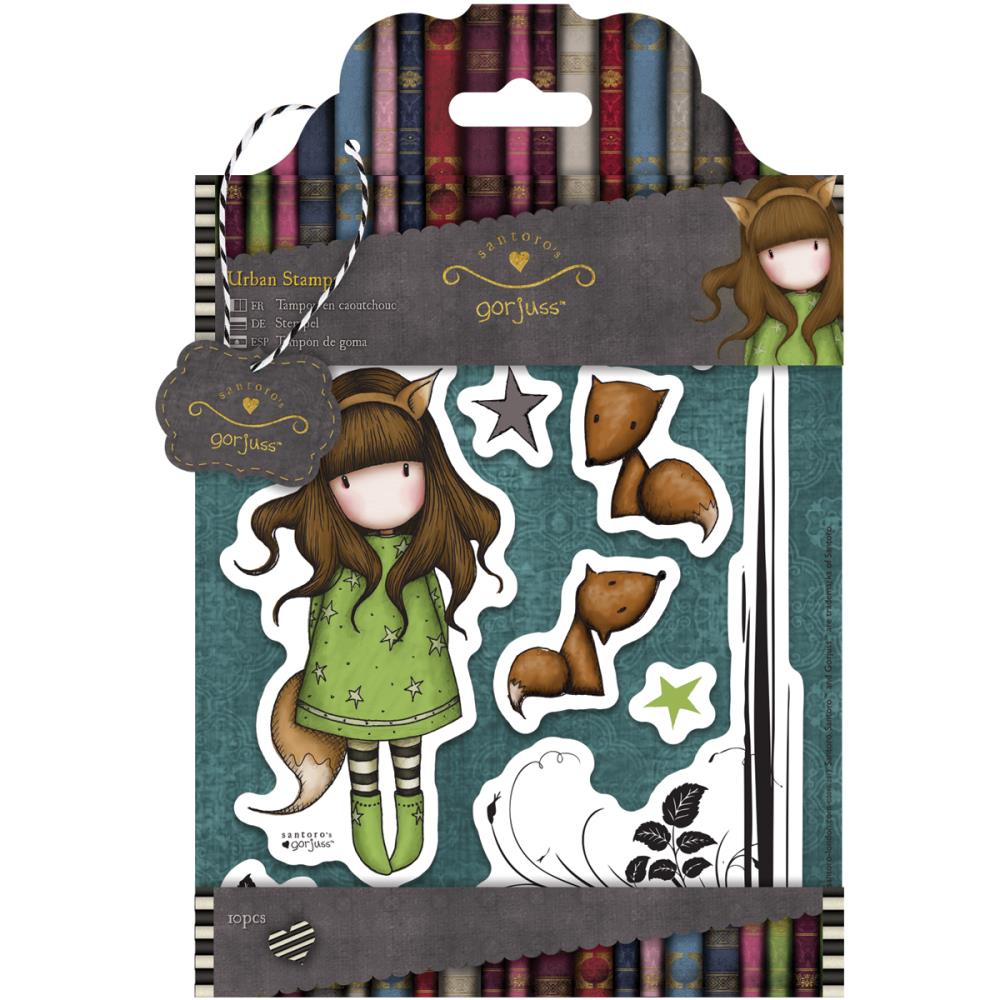 Sellos de Goma Cling Gorjuss / Gorjuss The Fox Descontinuado Santoro