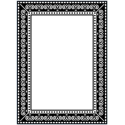 Embossing Folder Photo Frame / Folder de Embossing Marco de Foto Descontinuado Darice