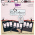 Frame and Noted 12" x 12" Papers / Block de Cartulina Impresa y Grabada Descontinuado Core&