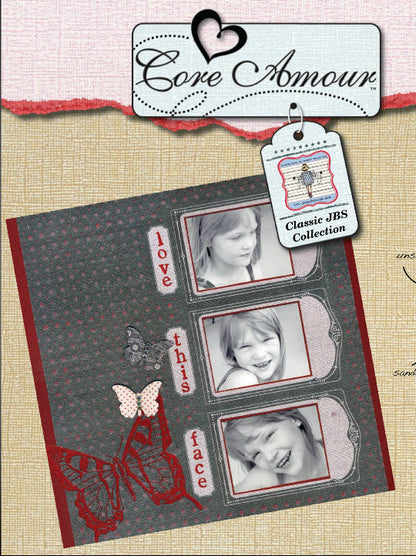 Frame and Noted 12" x 12" Papers / Block de Cartulina Impresa y Grabada Descontinuado Core&
