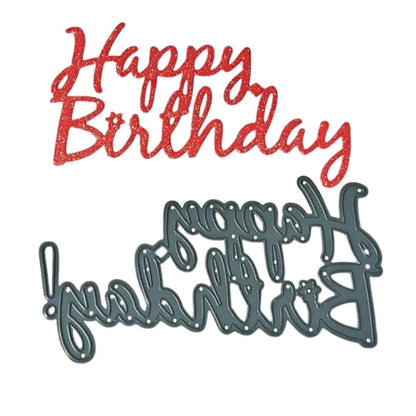 Happy Birthday Die Cut / Suaje Happy Birthday Descontinuado Darice