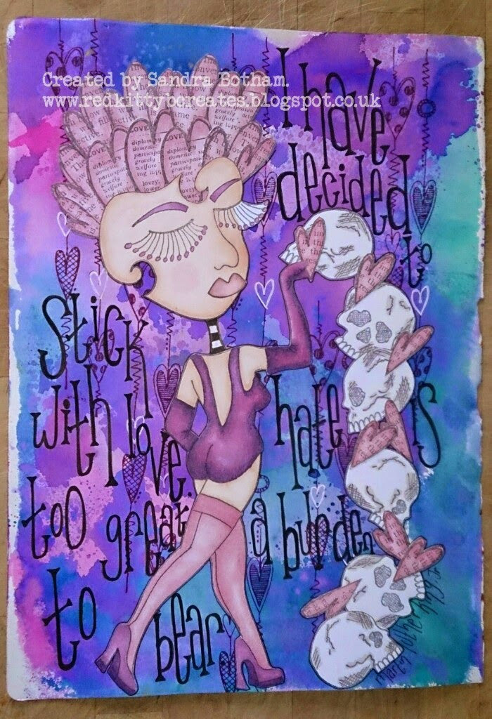 Dylusions Crushed Grape Acrylic Paint / Pintura Acrílica Descontinuado Ranger