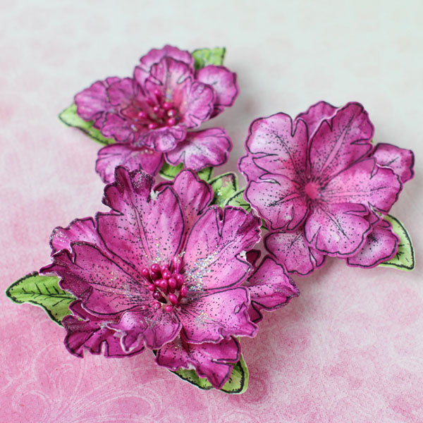 3D Floral Basics Shaping Mold / Moldes para formar flores en 3D Descontinuado Heartfelt Creations