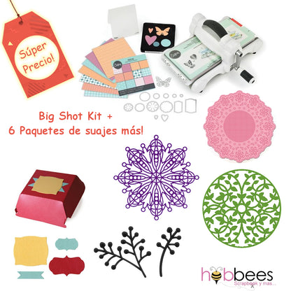 Big Shot Mega Paquete / Máquina de Corte y Grabado Descontinuado Sizzix