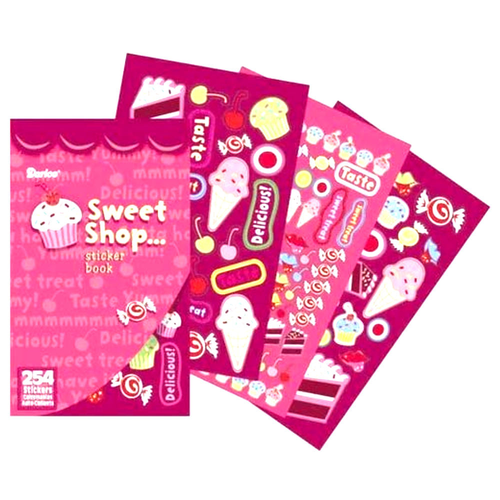 Sticker Book Sweet Shop / Libro con 254 Estampas de Dulces