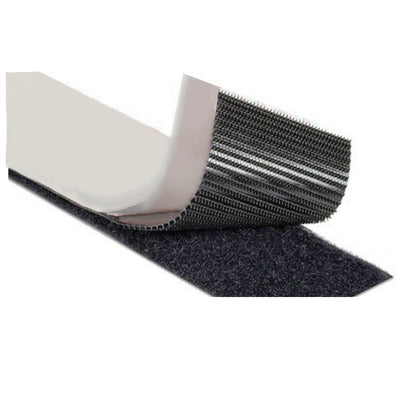 Cinta Velcro Adhesiva Negra para Montaje de 2.5 cm Adhesivos / Pegamentos Barrilito