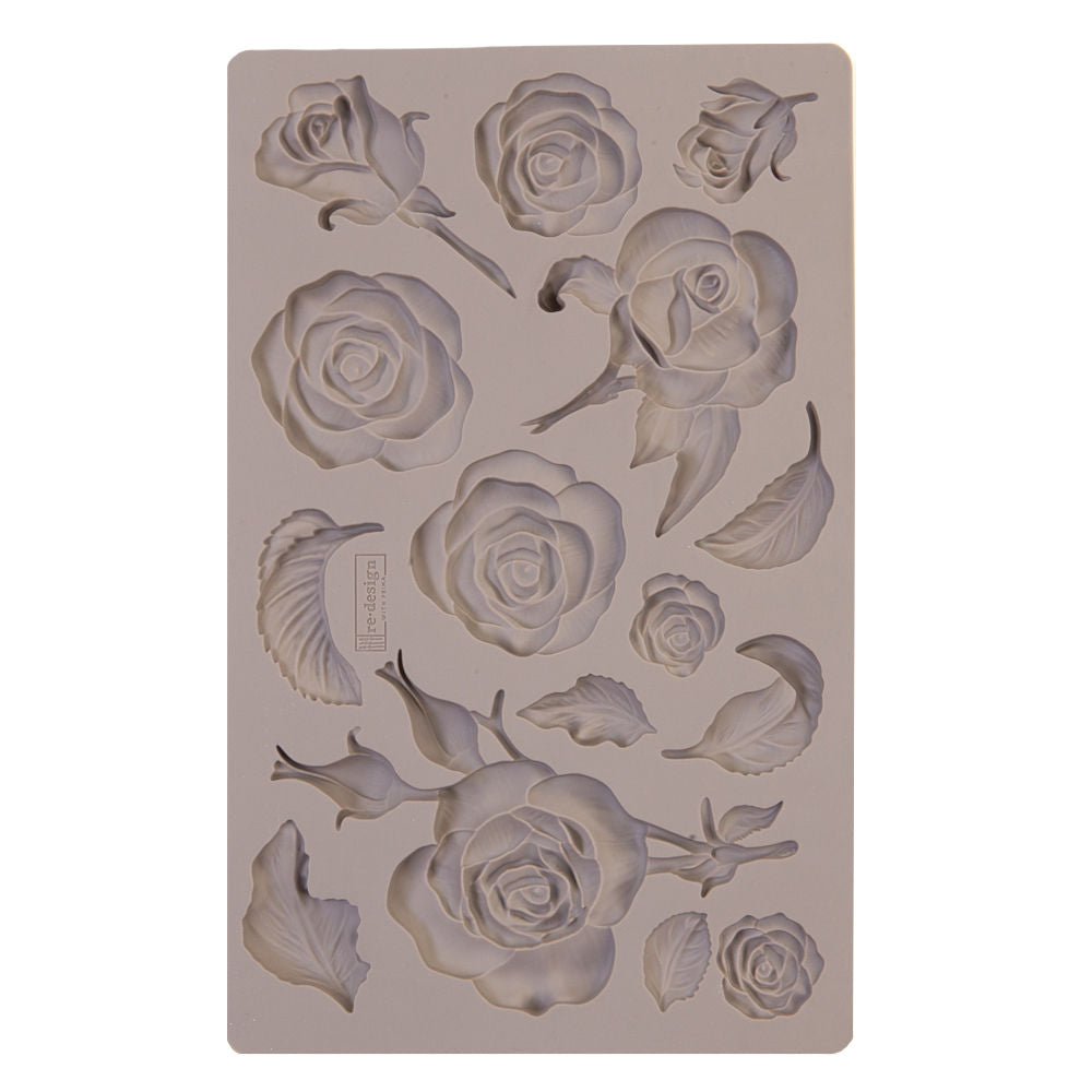 Re-Design Mould Fragrant Roses / Molde de Silicón Rosas